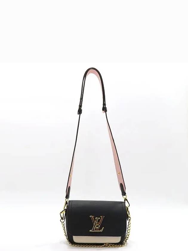 M58557 Black Leather Lock Me Tender Shoulder Bag and Crossbag - LOUIS VUITTON - BALAAN 4