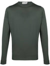 Marcus Crew Neck Knit Top Highland Green - JOHN SMEDLEY - BALAAN 1