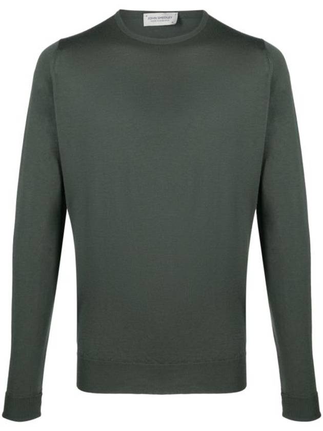 Marcus Crew Neck Knit Top Highland Green - JOHN SMEDLEY - BALAAN 1