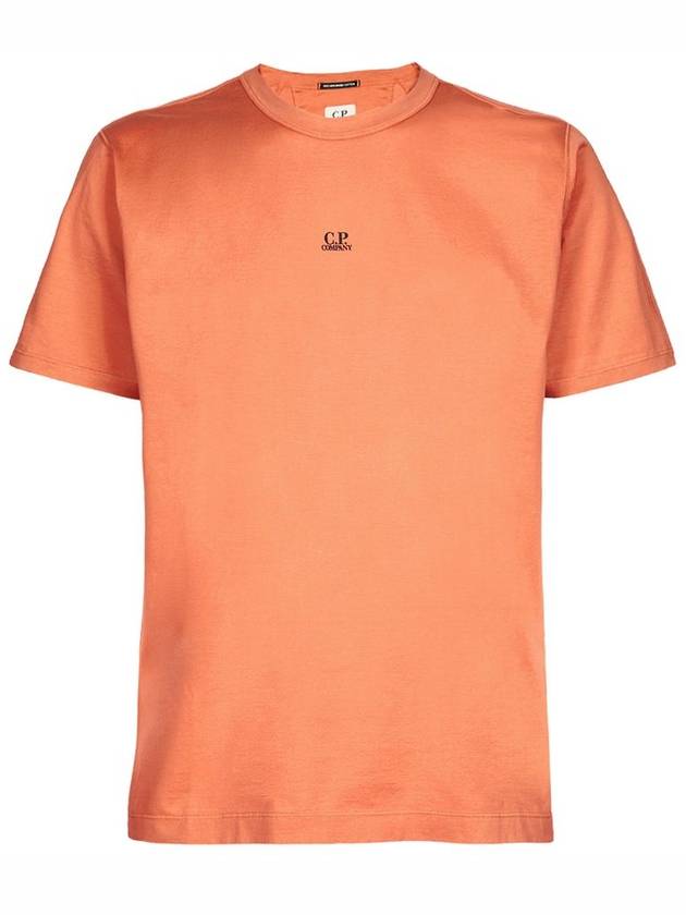 13Th Anniversary Mercerized Short Sleeve T-Shirt Orange - CP COMPANY - BALAAN 1