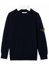 Kids Women s Wappen Crew Neck Knit 7516509A4 V0020 - STONE ISLAND - BALAAN 1