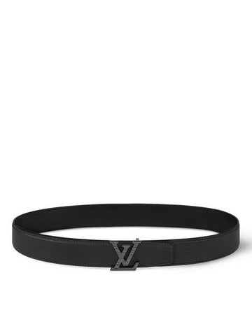 LV Heritage 35mm Reversible Leather Belt Black - LOUIS VUITTON - BALAAN 1