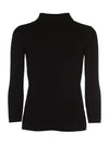 CANNES mock neck knit black 2363661539 001 - MAX MARA - BALAAN 2