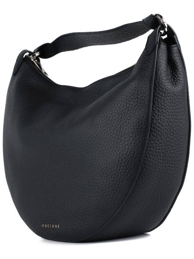 Orciani Dumpling L Soft Grained Leather Shoulder Bag With Black Shoulder Strap - ORCIANI - BALAAN 3