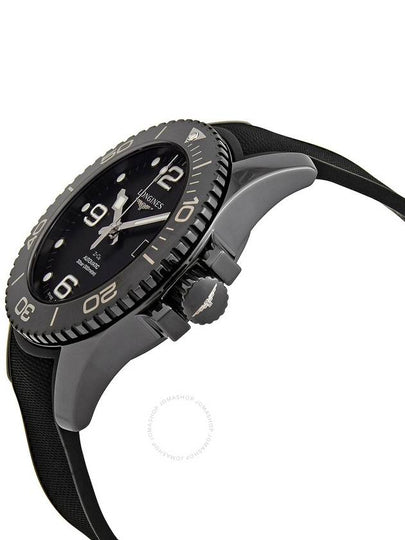 Longines Hydroconquest Automatic All Black Ceramic Men's 43mm Watch L37844569 - LONGINES - BALAAN 2