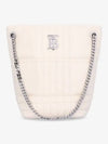 Lola Quilted Lambskin Small Bucket Bag White - BURBERRY - BALAAN 2