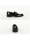 Brushed Leather Loafers Black - PRADA - BALAAN 4