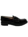 Women's Patent Leather Penny Loafer Black - TOD'S - BALAAN.