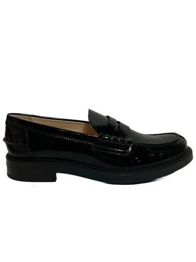 Women's Patent Leather Penny Loafers Black - TOD'S - BALAAN 2