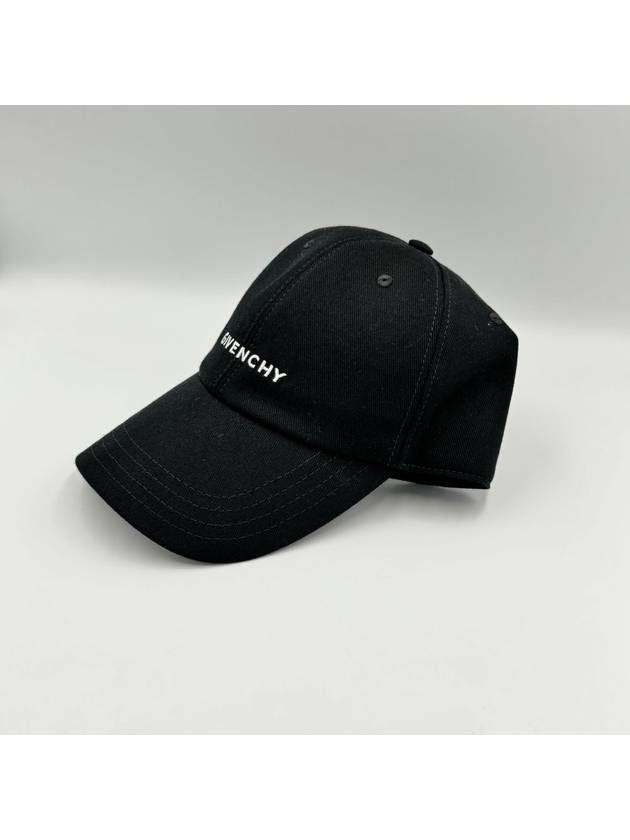 Embroidered logo baseball ball cap BPZ022P0C4 001 - GIVENCHY - BALAAN 3