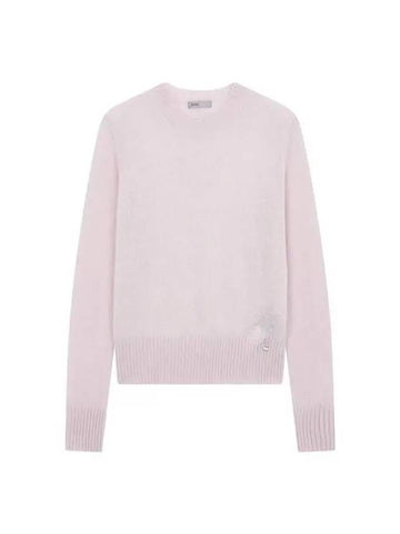 Women s Long Sleeve Cashmere Knit Light Purple 271774 - HERNO - BALAAN 1