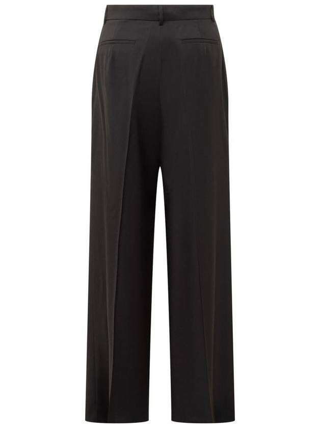 Bella oversized stretch wool wide pants black - MAX MARA SPORTMAX - BALAAN 3