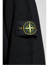 Compass Badge Knit Top Black - STONE ISLAND - BALAAN 6