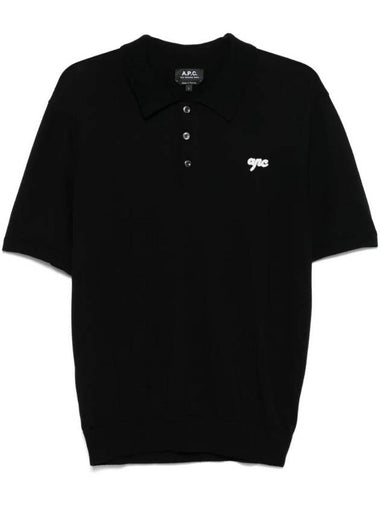 Gregorio Polo Shirt Black - A.P.C. - BALAAN 1