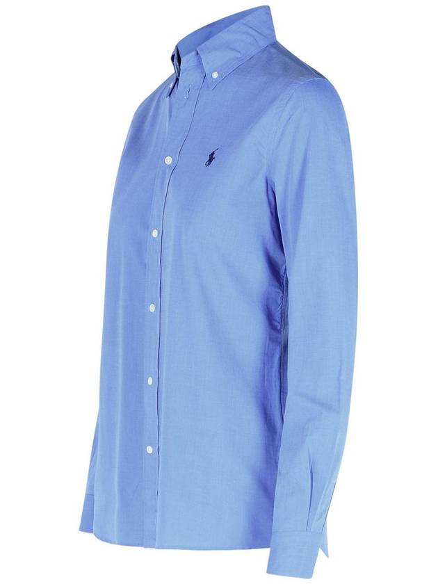 Polo Ralph Lauren Light Blue Cotton Shirt - POLO RALPH LAUREN - BALAAN 2