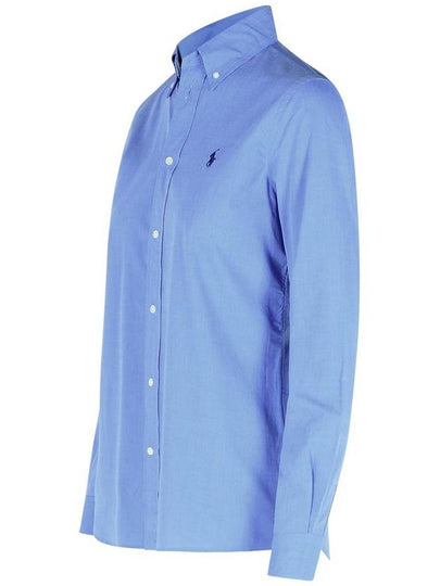 Polo Ralph Lauren Light Blue Cotton Shirt - POLO RALPH LAUREN - BALAAN 2