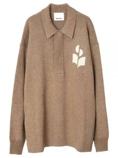 William Polo Knit Top Camel - ISABEL MARANT - BALAAN 2