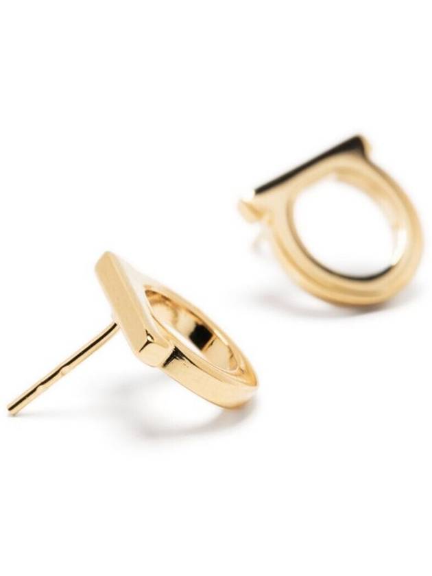 Gancini Earrings Gold - SALVATORE FERRAGAMO - BALAAN 3