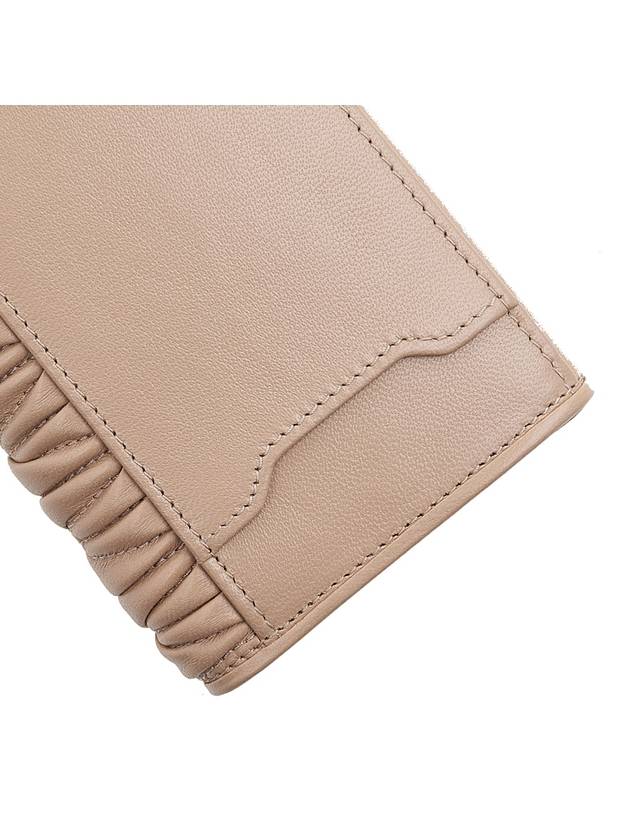 Matelasse Nappa Leather Card Wallet Beige - MIU MIU - BALAAN 8