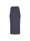 Long Skirt CRTWWSKR027 PLY015 492 DARK NAVY Blue - SUNNEI - BALAAN 1