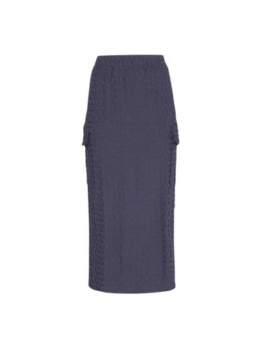 Long Skirt CRTWWSKR027 PLY015 492 DARK NAVY Blue - SUNNEI - BALAAN 1