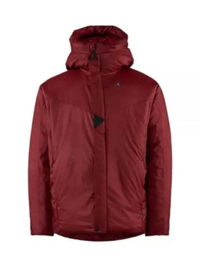 Rodin Hooded Jacket Man Made Red 10414 217 - KLATTERMUSEN - BALAAN 1