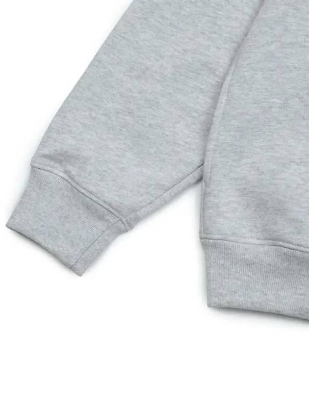 Monaco Quarter Zipper Sweatshirt Heather Grey - SPORTY & RICH - BALAAN 5