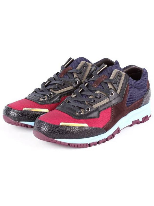 Men Running New Trainer Burgundy Blue SKDRNU T0ME - LANVIN - BALAAN 2