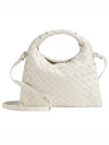 Intrecciato Mini Hop Tote Bag White - BOTTEGA VENETA - BALAAN 2