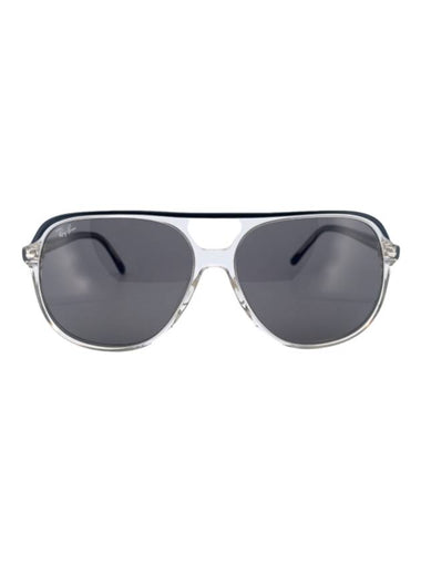 Eyewear Bill Transparent Horn-Rim Sunglasses Dark Gray - RAY-BAN - BALAAN 1