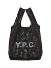 Logo Rebound Mesh Tote Bag Black - A.P.C. - BALAAN 4