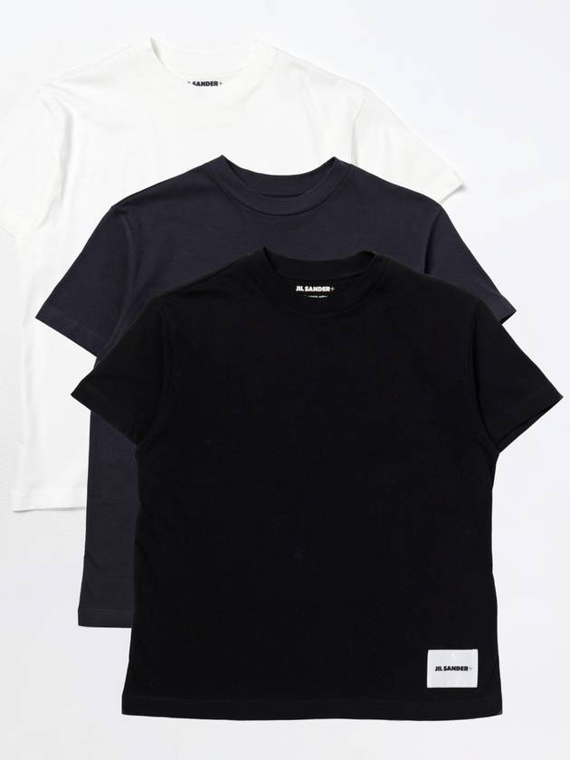 Logo Crew Neck Cotton 3 Pack Short Sleeve T-shirt - JIL SANDER - BALAAN 2