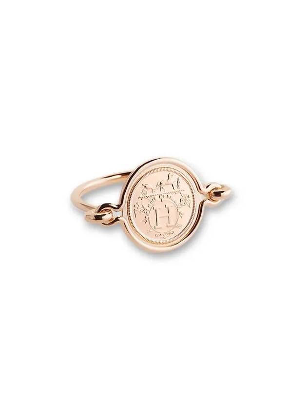 Ex Libris Ring Rose Gold - HERMES - BALAAN 2