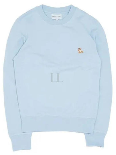 Chillax Patch Regular Sweatshirt Sky Blue - MAISON KITSUNE - BALAAN 2