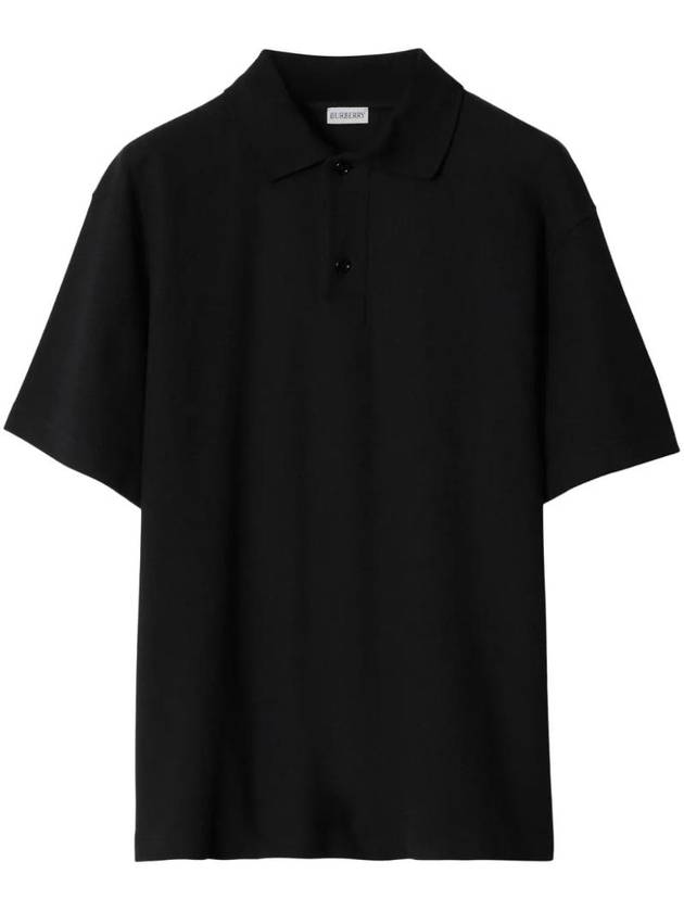 Pique Weave Polo Shirt - BURBERRY - BALAAN 1