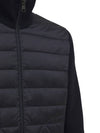 Padded wool cardigan navy blue - MONCLER - BALAAN 7