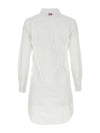 RWB Cotton Shirt Dress White - THOM BROWNE - BALAAN 3