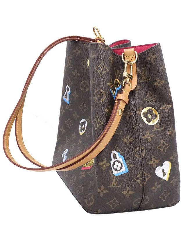 Women s Louis Vuitton M44369 Monogram Canvas Lovelock MM Bucket Bag 2WAY gt shoulder Gangbuk used luxury goods - LOUIS VUITTON - BALAAN 6