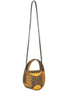 Egg Python Patterned Cross Bag Mustard - COTESSI - BALAAN 3