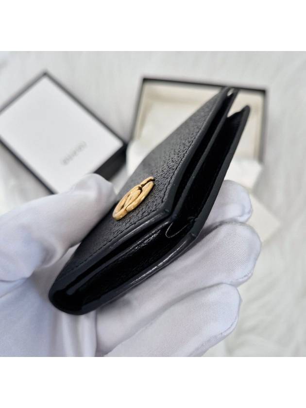 GG Marmont card holder business black - GUCCI - BALAAN 6