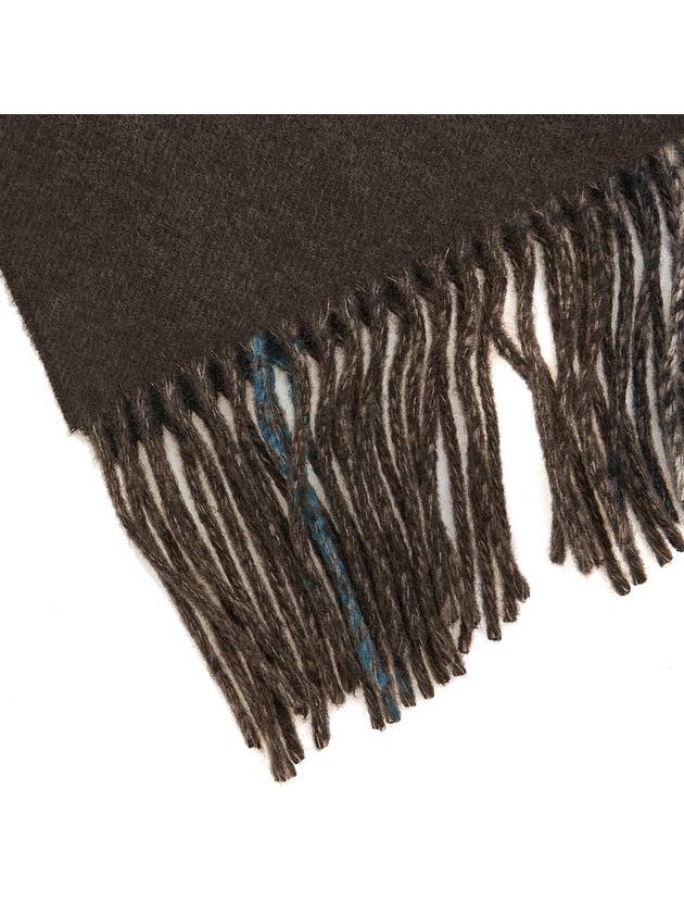 Check EKD Embroidered Reversible Cashmere Scarf Snug - BURBERRY - BALAAN 8