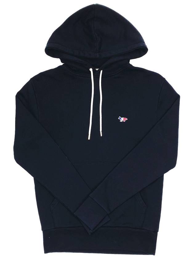 Tricolor Fox Patch Classic Hoodie Black - MAISON KITSUNE - BALAAN 2