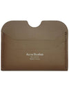 Silver Logo Card Wallet Brown - ACNE STUDIOS - BALAAN 2