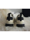 Mixed Fibers Sneakers Velvet Calfskin Silver Ivory - CHANEL - BALAAN 4