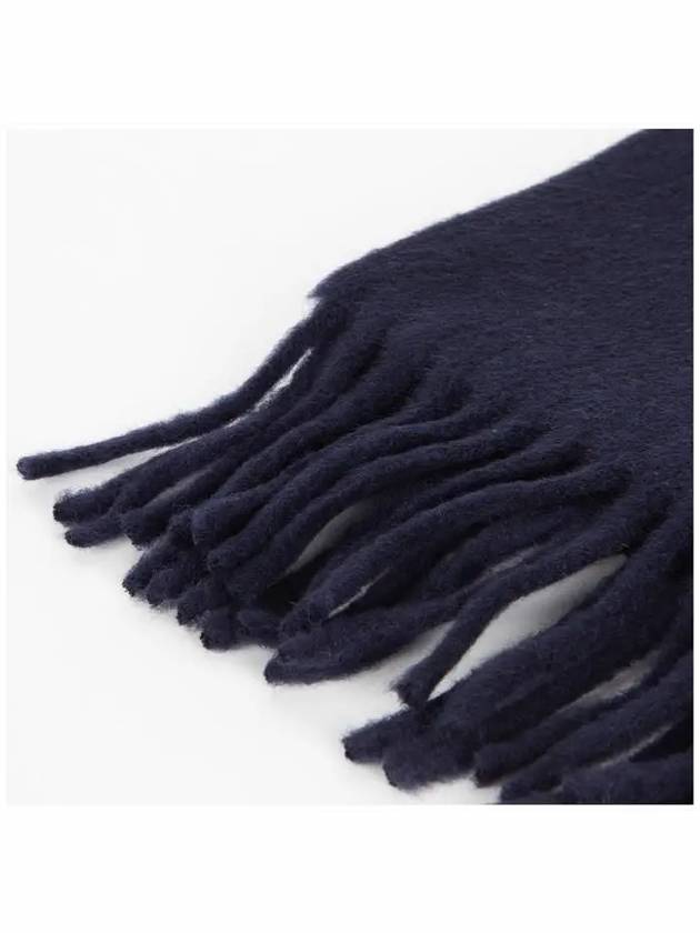 Muffler Scarf USF421AW0059 4011 NAVY BLUE - AMI - BALAAN 5