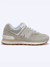 Balance 574 Low Top Sneakers Green Angora - NEW BALANCE - BALAAN 2