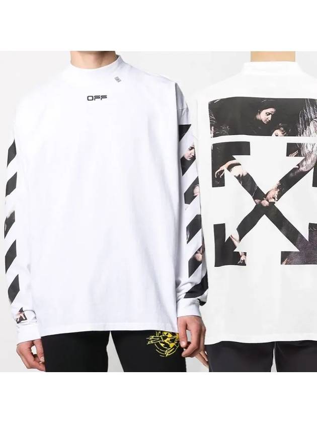 Caravaggio Arrow Mockneck Sweatshirt - OFF WHITE - BALAAN 2