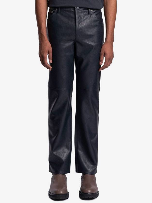 Saco Fake Leather Pants - SEFR - BALAAN 4