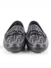 Oh Rock Driving Leather Loafer Black 9 280 - FENDI - BALAAN 3