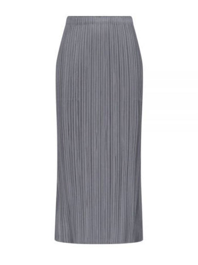 Basic Pencil Skirt Grey - ISSEY MIYAKE - BALAAN 2